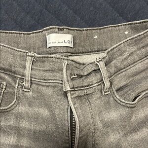 LOFT Women's High Rise Gray Jeans